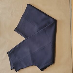 J. Crew Size 6 Navy Blue Wide Leg Ankle Length Dress Pant, Gently Used Condition